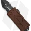Microtech Exocet Dagger CA Legal OTF Automatic Knife Tan (1.9" Black Serr)