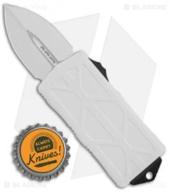 Microtech Exocet Stormtrooper CA Legal OTF Automatic Knife White (1.9" White) -Microtech Shop Microtech Exocet Storm Trooper DE OTF Auto 157 1ST BHQ 114581 jr bottlecap