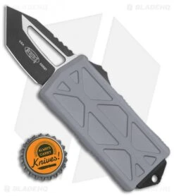 Microtech Exocet Tanto T/E CA Legal OTF Automatic Gray (1.9" Two Tone) 158-1 GY -Microtech Shop Microtech Exocet Tanto T E CA Legal OTF Automatic Gray TT BHQ 117668 jr bottlecap