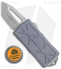 Microtech Exocet Tanto T/E CA Legal OTF Automatic Gray (1.9" Stonewash) -Microtech Shop Microtech Exocet Tanto TE CA Legal OTF Auto Gray SW 158 10GY BHQ 116140 jr bottlecap