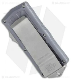 Microtech Exocet Tanto T/E CA Legal OTF Automatic Gray (1.9" Stonewash) -Microtech Shop Microtech Exocet Tanto TE CA Legal OTF Auto Gray SW 158 10GY BHQ 116140 jr side