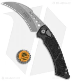 Microtech Hawk Automatic Knife (4" Apocalyptic) 166-10AP -Microtech Shop Microtech Hawk Auto Black Apocalyptic 166 10AP BHQ 114197 jr bottlecap