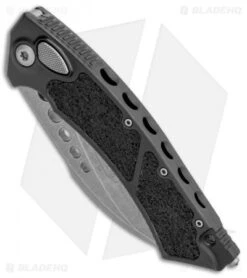 Microtech Hawk Automatic Knife (4" Apocalyptic) 166-10AP -Microtech Shop Microtech Hawk Auto Black Apocalyptic 166 10AP BHQ 114197 jr spine