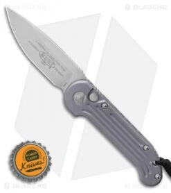 Microtech LUDT Automatic Knife Gray (3.4" Apocalyptic) 135-10APGY -Microtech Shop Microtech LUDT Automatic Knife Gray 3.4 Apocalyptic135 10APGY BHQ 48921 LS Bottlecap