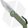 Microtech LUDT Automatic Knife OD Green (3.4" Stonewash Serr) 135-11OD