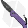Microtech LUDT Automatic Knife Purple (3.4" Black) 135-1PU