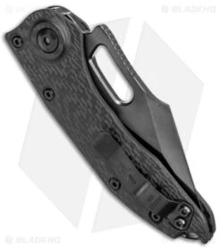 Microtech Marfione Custom Stitch Auto Knife DLC Diamondwash CF (DLC TT Hardware) -Microtech Shop Microtech Marfione Custom Stictch Auto Borka CF DLC Mirror BHQ 175971 jr side