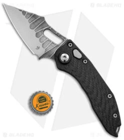 Microtech Marfione Custom Stitch Auto Knife Borka Carbon Fiber (TT Hardware) -Microtech Shop Microtech Marfione Custom Stictch Auto Borka CF Satin Textured BHQ 176003 jr bottlecap