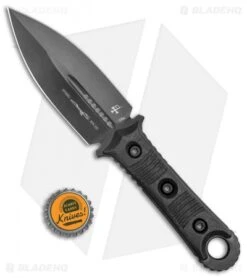 Microtech Borka SBD Fixed Blade Knife Signature Series Carbon Fiber (4.4" DLC) -Microtech Shop Microtech SBD DE Dagger Fixed Blade Signature Black 201 1 DLCS BHQ 134853 jr bottlecap