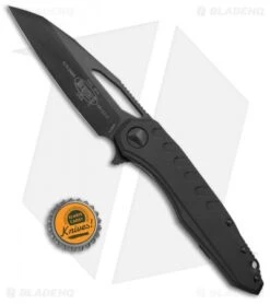 Microtech Sigil MK6 Frame Lock Knife Black (3.75" Black DLC) -Microtech Shop Microtech Sigil MK6 Black Al Black DLC 196 1DLCT BHQ 72126 jr bottlecap