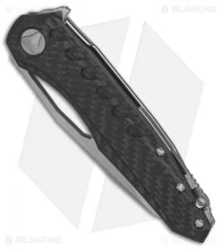 Microtech Sigil MK6 Frame Lock Knife Carbon Fiber (3.75" Stonewash) -Microtech Shop Microtech Sigil MK6 CF SW BHQ 78156 er spine