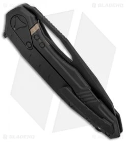 Microtech Signature Series Sigil MK6 Knife Tactical Al (3.8" Black DLC) -Microtech Shop Microtech Sigil MK6 Tactical Al black DLC BHQ 74285 jr side