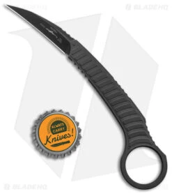 Microtech Signature Series Feather Karambit Fixed Blade Knife (2.25" Black) -Microtech Shop Microtech Signature Series Feather SE DLC STandard Fixed Blade BHQ 146574 jr bottlecap