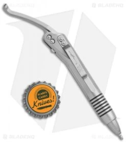 Microtech Signature Series Siphon II Pen Claw Logo Bead Blasted Stainless Steel -Microtech Shop Microtech Siphon II Signature Series Pen Claw Logo BB SS 401 SS BBCS BHQ 117064 jr bottlecap