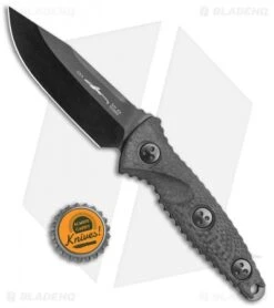 Microtech Signature Series Socom Alpha Mini Fixed Blade Knife CF (3.8" Black) -Microtech Shop Microtech Socom Alpha Mini SE CF Black 113M 1DLCCFS BHQ 99324 jr bottlecap