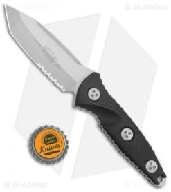 Microtech Socom Alpha Mini S/E Fixed Blade Tanto (3.75" Stonewash Serr) -Microtech Shop Microtech Socom Alpha Mini SE Fixed Blade Tanto SW Serr 114M 11 BHQ 134793 jr bottlecap