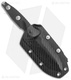 Microtech Socom Alpha Mini S/E Fixed Blade Tanto (3.75" Stonewash Serr) -Microtech Shop Microtech Socom Alpha Mini SE Fixed Blade Tanto SW Serr 114M 11 BHQ 134793 jr sheath