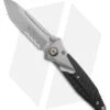 Microtech Socom Bravo Tanto Frame Lock Knife BB Ti/CF (4" Partial Serrated)