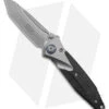 Microtech Socom Bravo Tanto Frame Lock Knife Black BB Ti/CF (4" BB) 261-7 CFTI