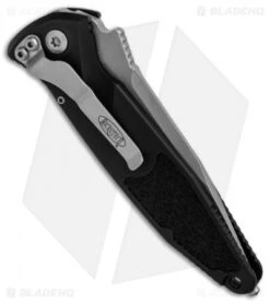 Microtech Socom Elite Automatic Knife Black (4" Apocalyptic Serr) 160A-11AP -Microtech Shop Microtech Socom Elite Automatic Black Apocalyptic Serr BHQ 89766 er side