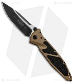 Microtech Socom Elite Manual Knife Tan (4" Black) 160-1TA