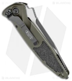 Microtech Socom Elite S/E Automatic Knife OD Green (4" Two-Tone) 160A-1OD -Microtech Shop Microtech Socom Elite SE Auto OD Green TT 160A 1OD BHQ 108657 jr side