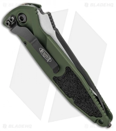 Microtech Socom Elite T/E Automatic Knife OD Green (4" Two-Tone) 161A-1OD 3 Microtech Socom Elite T/E Automatic Knife OD Green (4" Two-Tone) 161A-1OD - Image 3