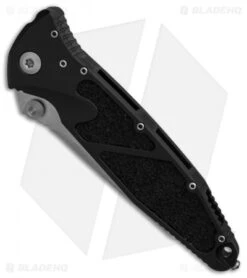 Microtech Socom Elite Tanto Manual Knife Black (4" Stonewash Serr) 161-11 6 Microtech Socom Elite Tanto Manual Knife Black (4" Stonewash Serr) 161-11 -Microtech Shop Microtech Socom Elite Tanto Black SW serr BHQ 10778 er spine