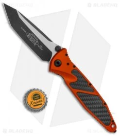 Microtech Socom Elite Tanto Manual Knife Orange/CF (4" Two Tone) 161-1ORCFI -Microtech Shop Microtech Socom Elite Tanto Manual Orange CF TT 161 1ORCFI BHQ 101661 jr bottlecap