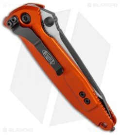 Microtech Socom Elite Tanto Manual Knife Orange/CF (4" Two Tone) 161-1ORCFI -Microtech Shop Microtech Socom Elite Tanto Manual Orange CF TT 161 1ORCFI BHQ 101661 jr side