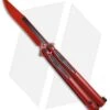 Microtech Tachyon III Balisong Butterfly Dead Pool (4.5" Red/Black) 173-1DP