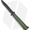 Microtech Tachyon III Balisong Butterfly OD Green (4.5" Black) 173-1DLCOD