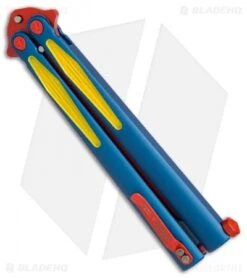 Microtech Tachyon III Balisong Butterfly Super (4.5" Red/Blue/Yellow) 173-13SM 6 Microtech Tachyon III Balisong Butterfly Super (4.5" Red/Blue/Yellow) 173-13SM -Microtech Shop Microtech Tachyon III super red blue yellow 173 1SM BHQ 68511 er side