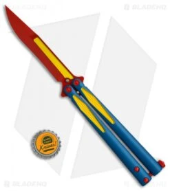 Microtech Tachyon III Balisong Butterfly Super (4.5" Red/Blue/Yellow) 173-13SM 7 Microtech Tachyon III Balisong Butterfly Super (4.5" Red/Blue/Yellow) 173-13SM -Microtech Shop Microtech Tachyon III super red blue yellow 173 1SM BHQ 68511 er size
