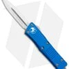 Microtech Troodon D/E OTF Automatic Knife Blue (3" Satin) 138-4BL