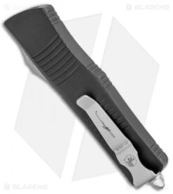 Microtech Signature Series Troodon Hellhound Tanto OTF Knife Black (3" Apoc) -Microtech Shop Microtech Troodon Hellhound Tanto OTF Black Aluminum Apocalyptic 619 10AP BHQ 99964 jr side