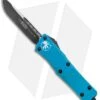 Microtech Troodon S/E OTF Automatic Knife Turquoise (3" Black)