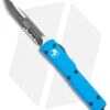 Microtech UTX-70 S/E OTF Automatic Knife Blue (2.4" Black Serr) 148-2 BL