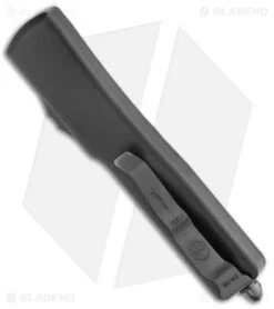 Microtech UTX-70 Shadow OTF Automatic Knife (2.4" Black DLC Serr) 147-3 DLCSH -Microtech Shop Microtech UTX 70 Shadow OTF Auto DLC Serr BHQ 141920 jr side