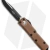 Microtech UTX-85 S/E OTF Automatic Knife Tan (3.125" Black) 231-1TA