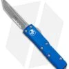 Microtech UTX-85 T/E OTF Automatic Knife Blue (3.125" Apocalyptic Serr)