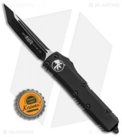 Microtech UTX-85 T/E OTF Automatic Knife Tactical (3.125" Black) 233-1T -Microtech Shop Microtech UTX 85 TE OTF Auto Tactical Black 233 1T BHQ 83973 jr bottlecap 1