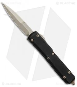 Microtech Ultratech Bayonet OTF Knife Black G-10 (3.4" Bronze SW)