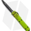 Microtech Ultratech D/E OTF Knife Zombie Tech (3.4" Black Serr)