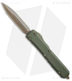 Microtech Ultratech D/E OTF Automatic Knife OD Green (Bronze Apocalyptic)