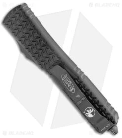 Microtech Ultratech Dagger OTF Automatic Knife Black (3.4" Red) Sith Lord -Microtech Shop Microtech Ultratech Dagger OTF Auto Black Red Sith Lord BHQ 34415 jr side 2