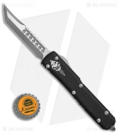Microtech Ultratech Hellhound Tanto OTF Automatic Knife CC (3.4" Stonewash) -Microtech Shop Microtech Ultratech Hellhound Tanto CC Apocalyptic BHQ 72258 er bottlecap