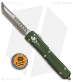 Microtech Ultratech Hellhound Tanto OTF Automatic OD Green (3.4" Bronze SW) -Microtech Shop Microtech Ultratech Hellhound Tanto OTF OD Green Bronze SW BHQ 83975 jr bottlecap