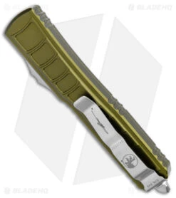 Microtech Ultratech II Signature Tanto T/E OTF Auto Knife OD (3.4" SW) 6 Microtech Ultratech II Signature Tanto T/E OTF Auto Knife OD (3.4" SW) -Microtech Shop Microtech Ultratech II Signature Tanto TE OTF Auto OD Green SW BHQ 144589 jr side