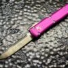 Microtech Ultratech Single Edge Satin Standard Violet OTF Automatic Knife